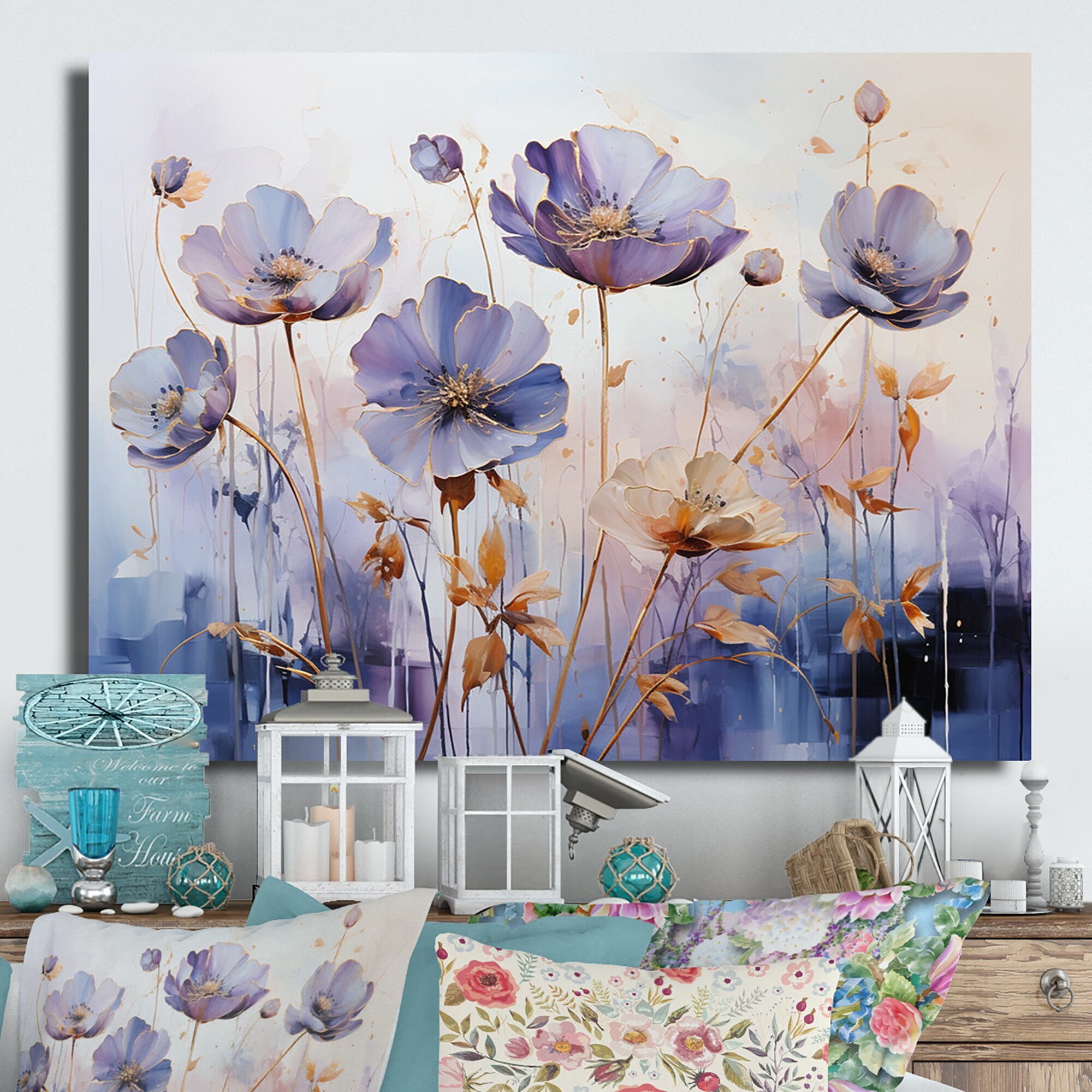 Purple Wall Accents Bed Bath & Beyond